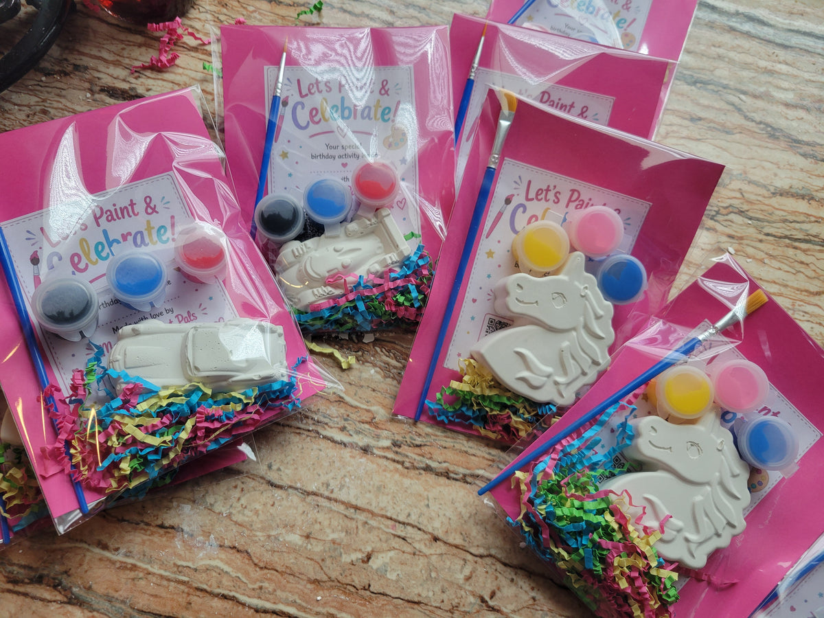 Paint Your Own Birthday Favor