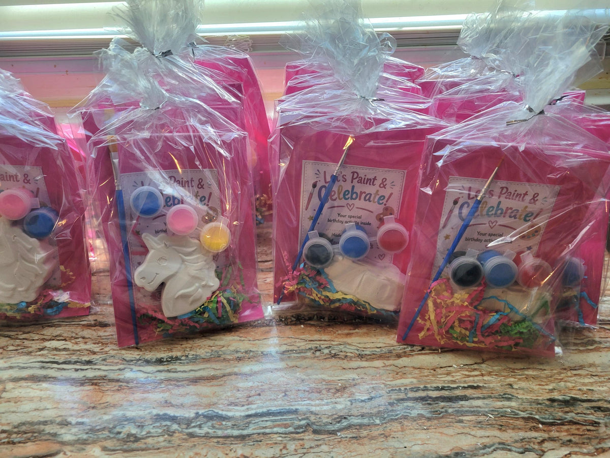 Paint your own Birthday Favor