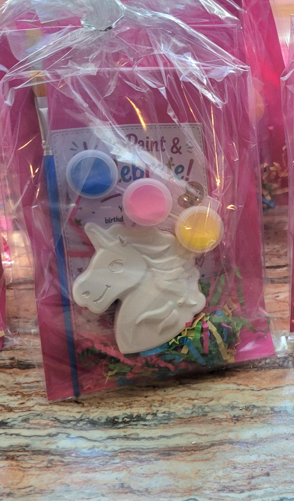 Paint your own Birthday Favor