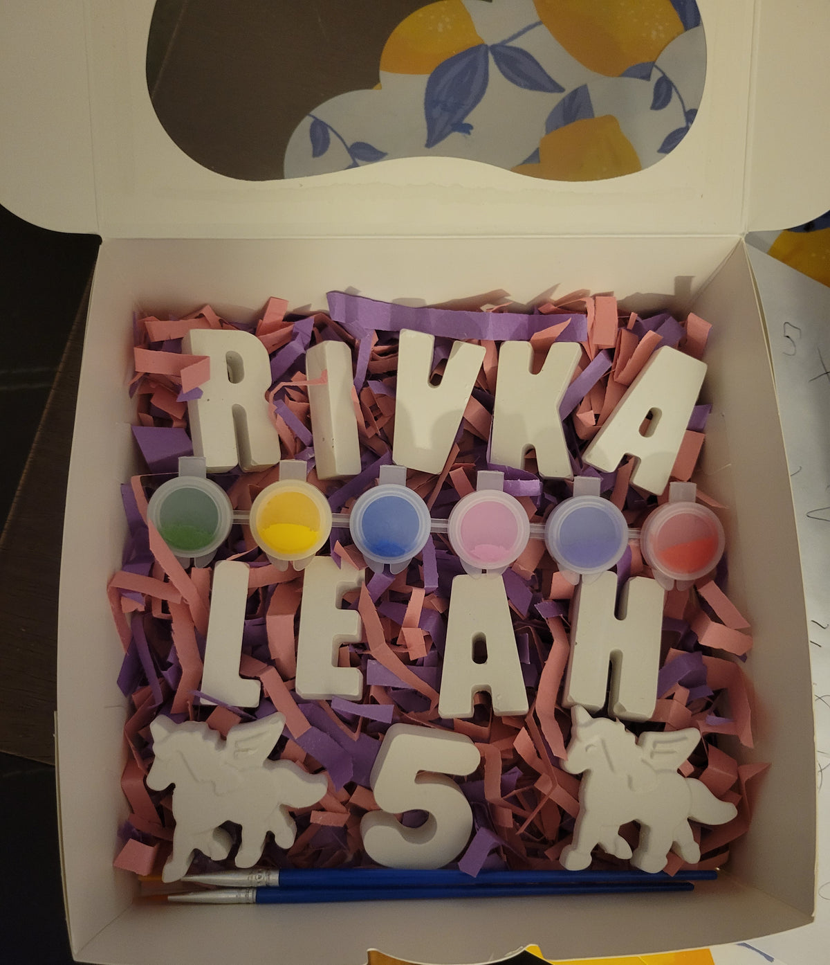 Paint your name Birthday Box