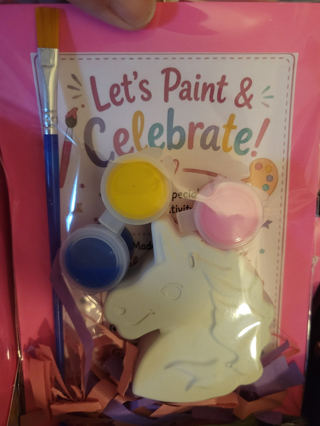 Paint your own Birthday Favor