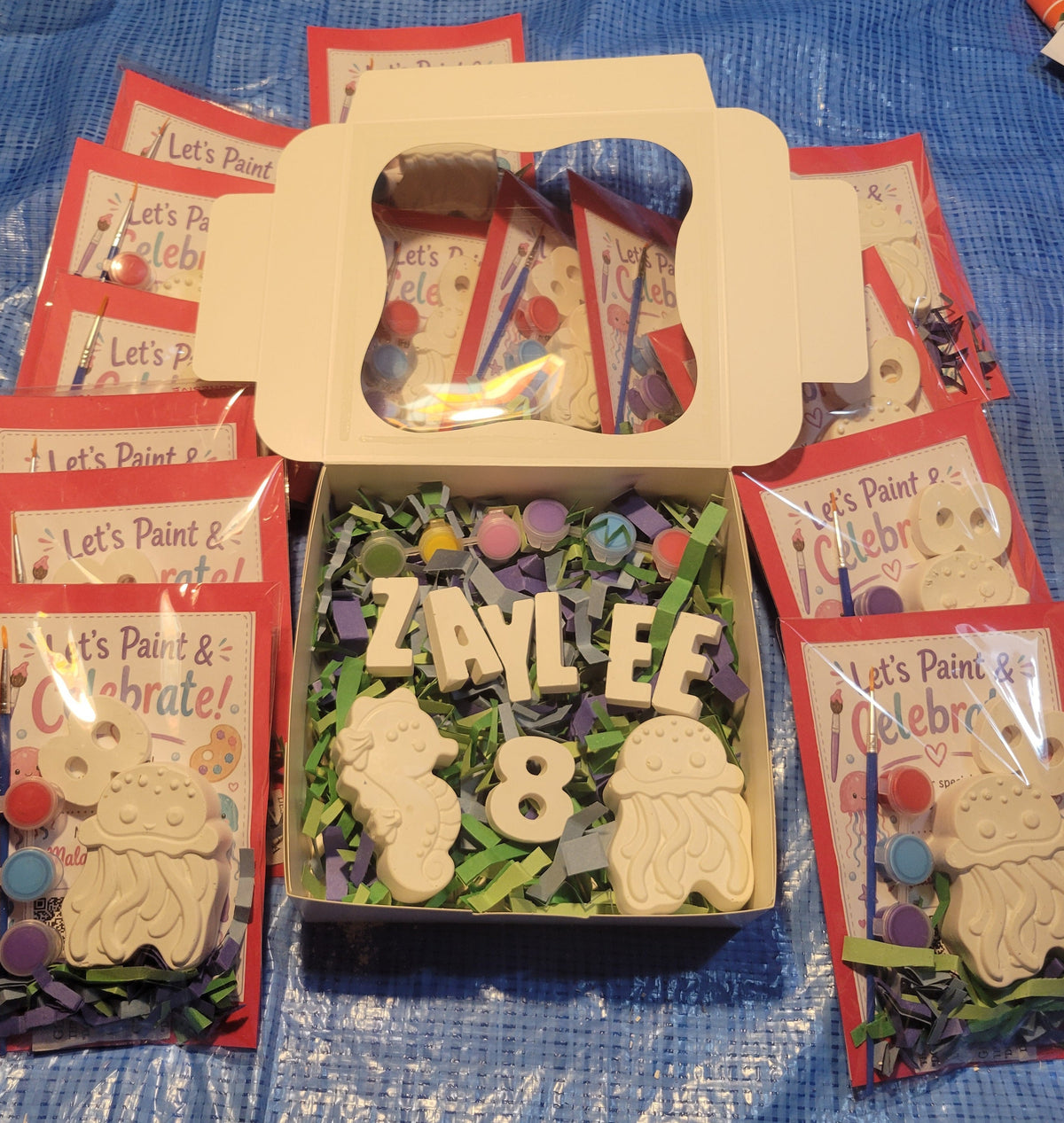Paint your name Birthday Box